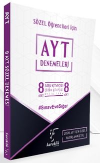 AYT Denemeleri Sözel Öğrencileri İçin 8 Soru 8 Çözüm Kitapçığı