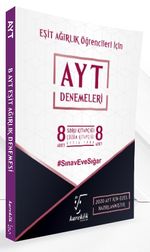 AYT Denemeleri Eşit Ağırlık Öğrencileri İçin 8 Soru 8 Çözüm Kitapçığı