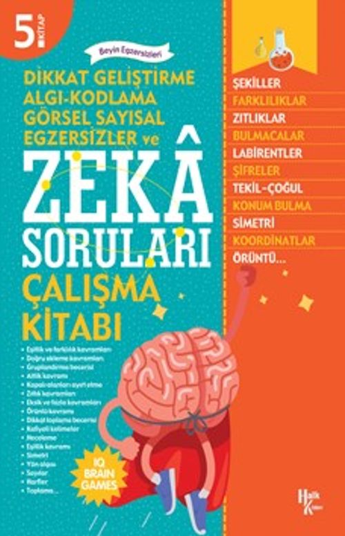 Dikkat Geliştirme, Algı-Kodlama, Görsel Sayısal, Egzersizler ve Zeka Soruları 5