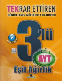 AYT Eşit Ağırlık Tekrar Ettiren Özel 3'lü Deneme