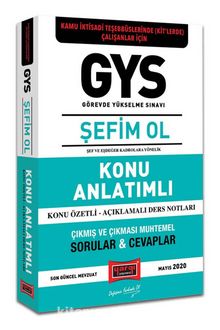GYS Kamu İdari Teşebbüslerinde (KİT'lerde) Çalışanlar İçin Şefim Ol Konu Anlatımlı - Kolektif