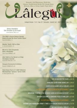 Lalegül Aylık İlim Kültür ve Fikir Dergisi Sayı: 87 Mayıs 2020