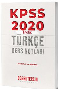 2020 KPSS Pratik Türkçe Ders Notları