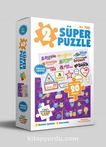 2 Süper Puzzle Renkler-Şekiller-Kavramlar 20 Parça