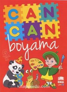 Can Can Boyama (Renkli Örnekli) - Bilinmeyen Yazar