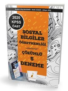 2020 KPSS ÖABT Sosyal Bilgiler Öğretmenliği Dijital Çözümlü 5 Deneme Sınavı - İbrahim Ulaş Baldemir