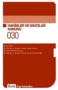 Hakimler ve Savcılar Kanunu / Cep Kanunları 030