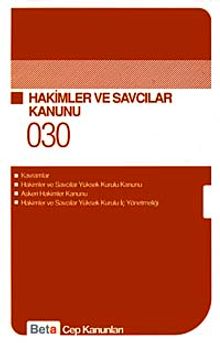Hakimler ve Savcılar Kanunu / Cep Kanunları 030