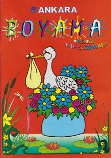 Stickerli Kalın Boyama (Kırmızı)