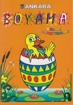 Stickerli Kalın Boyama (Turuncu)