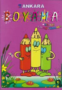 Stickerli Kalın Boyama (Mor)