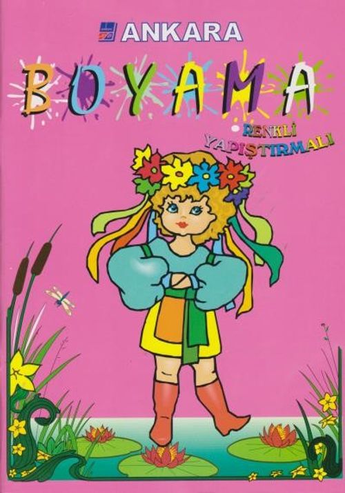Stickerli Kalın Boyama (Pembe)