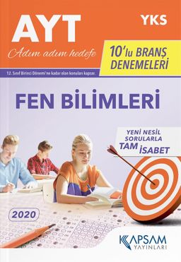 AYT Fen Bilimleri 10'lu Deneme Seti
