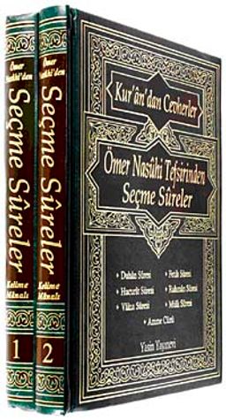 Kur'an'dan Cevherler Ömer Nasuhi Tefsirinden Seçme Sureler 2 Cilt