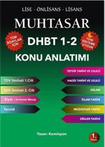 Muhtasar 2020 DHBT-1-2 Tüm Adaylar Konu Anlatımlı Hazırlık Kitabı