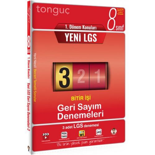 8. Sınıf LGS 1. Dönem Konuları Geri Sayım Denemeleri