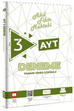 AYT Tamamı Video Çözümlü 3 Deneme