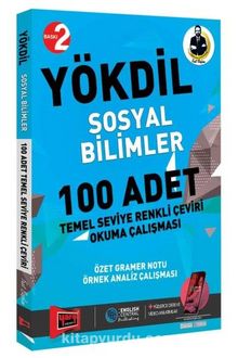 YÖKDİL Sosyal Bilimler 100 Adet Temel Seviye Renkli Çeviri Okuma Çalışması - Fuat Başkan