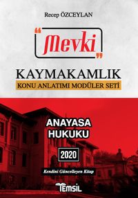 Kaymakamlık Konu Anlatımı Modüler Seti & Mevki Anayasa Hukuku