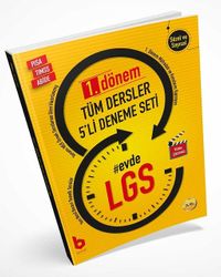 8. Sınıf LGS 1. Dönem Tüm Dersler 5'li Deneme Seti