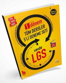 8. Sınıf LGS 1. Dönem Tüm Dersler 5'li Deneme Seti - Kolektif