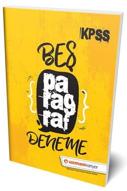 2020 KPSS Paragraf 5 Deneme