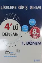 8. Sınıf LGS 1. Dönem 4 lü Deneme