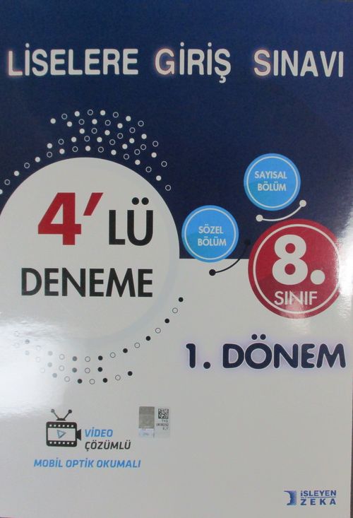 8. Sınıf LGS 1. Dönem 4 lü Deneme