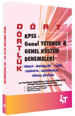 Dört Dörtlük KPSS B Denemeleri