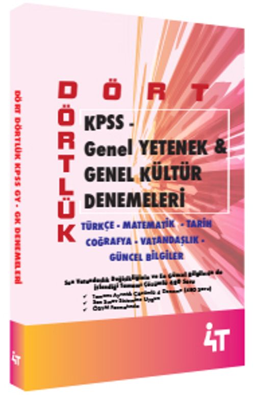 Dört Dörtlük KPSS B Denemeleri
