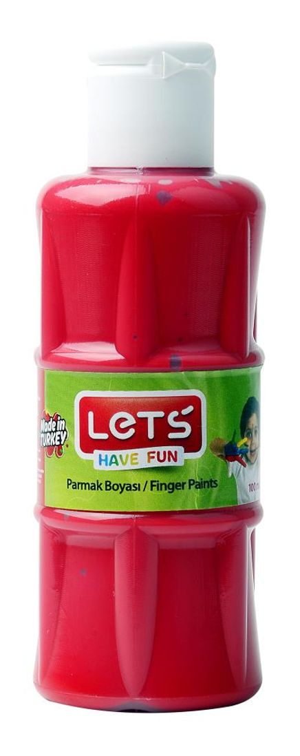 Lets Parmak Boya 100Ml Kırmızı (L-5654 )