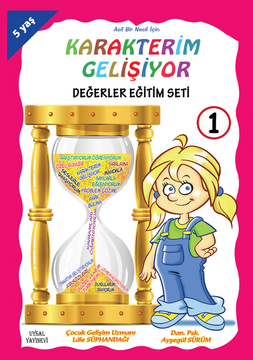 Karakterim Gelişiyor Değerler Eğitim Seti (5 Yaş) (8 Kitap)