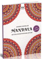 Ahenkli Renkler / Büyükler İçin Boyama Kitabı Mandala