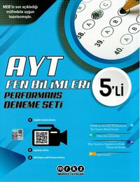 AYT Fen Bilimleri Özel 5'li Performans Deneme Seti
