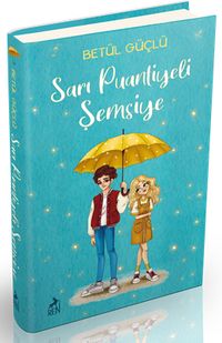 Sarı Puantiyeli Şemsiye (Ciltli)