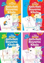 Aktiviteli Boyama Kitapları Seti (4 Kitap)