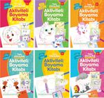 Aktiviteli Boyama Kitapları Seti 2 (6 Kitap)