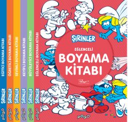 Şirinler Boyama Kitapları Seti (6 Kitap)