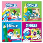 Şirinler Hikayeli Boyama Seti (4 Kitap)
