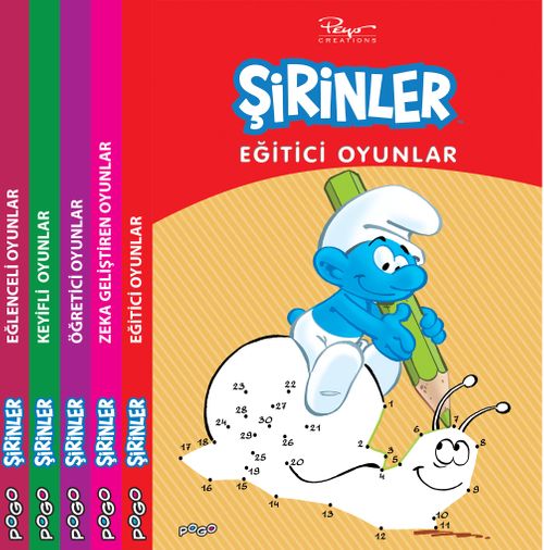 Şirinler Oyun Kitapları Seti (5 Kitap)