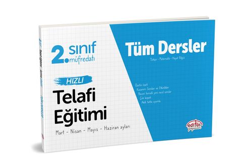 2. Sınıf Tüm Dersler Hızlı Telafi Eğitimi