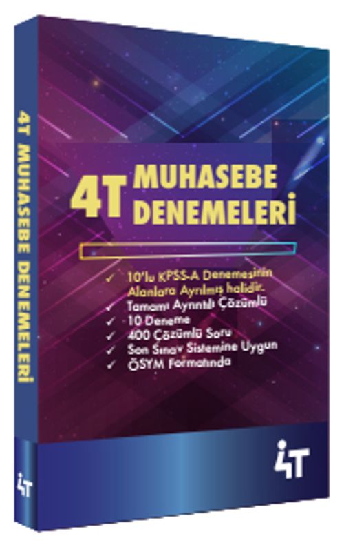4T Muhasebe Denemeleri
