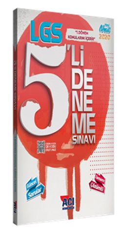 LGS 1. Dönem Video Çözümlü 5‘li Deneme Sınavı 