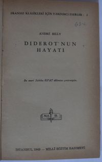 Diderot'nun Hayatı Kod: 11-Z-6