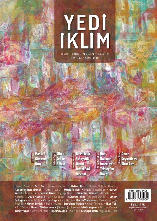 7edi İklim Sayı:362 Mayıs 2020 Kültür Sanat Medeniyet Edebiyat Dergisi