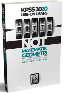 2020 KPSS Lise Önlisans Motto Matematik Geometri Ders Notları