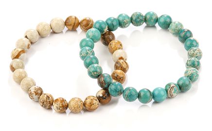 Jasper Varisit Doğal Taş Bileklikler (ÇJV-112)