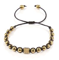 Gold Hematit Doğal Taş Bileklik (GH-99)