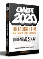 2020 ÖABT Ortaöğretim Matematik Öğretmenliği Tamamı Çözümlü 10 Fasikül Deneme