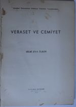 Veraset ve Cemiyet Kod: 12-B-23